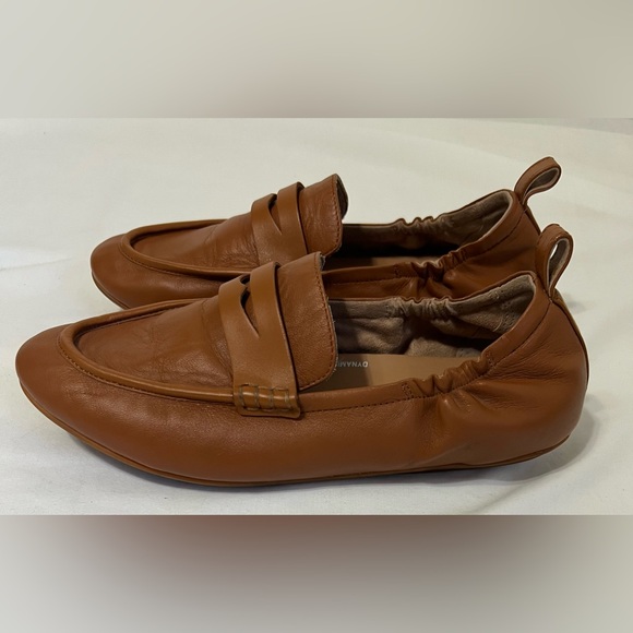 FitFlop Cognac Brown Penny Loafer Flats Dynamicushion Comfort US 10 EU 42 - Picture 3 of 9